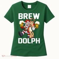 Brew Dolph Red Nose Reindeer Women's T-Shirt thumb 0
