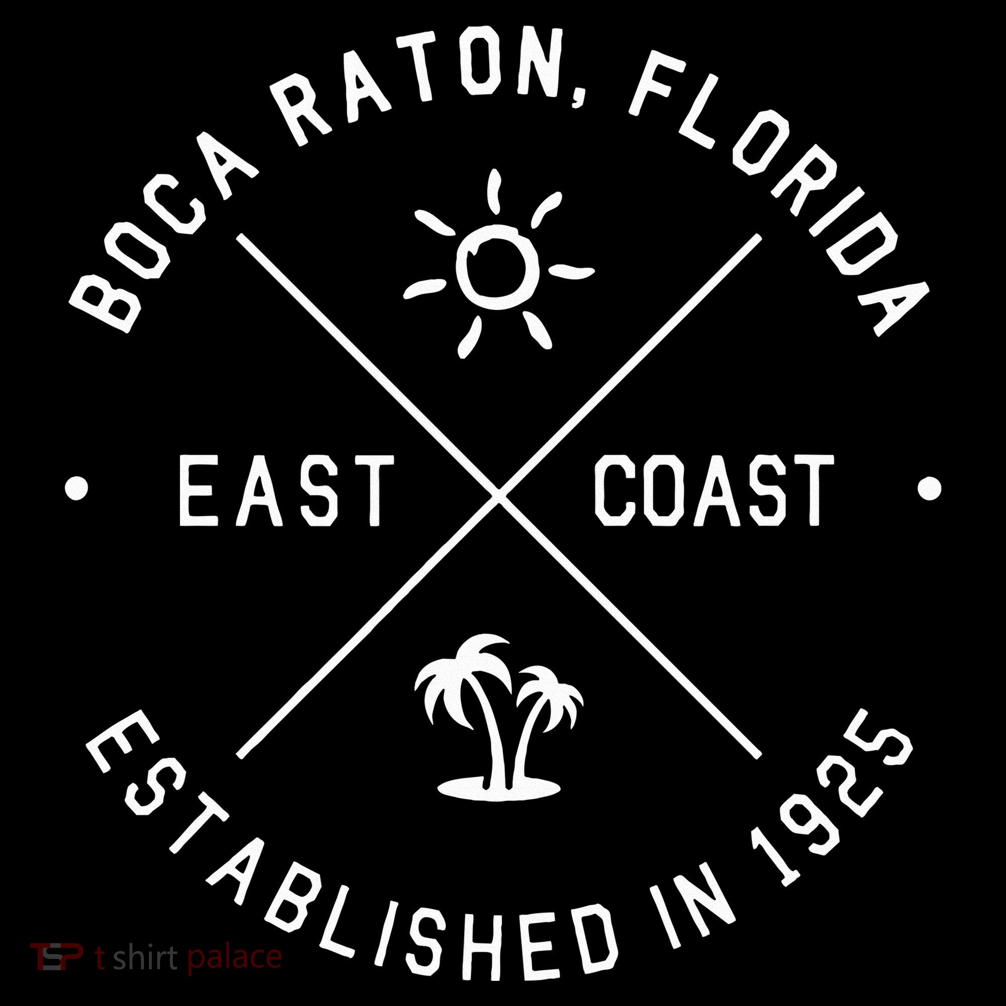 Boca Raton Florida Souvenirs Fl Sun Emblem Baby Bodysuit
