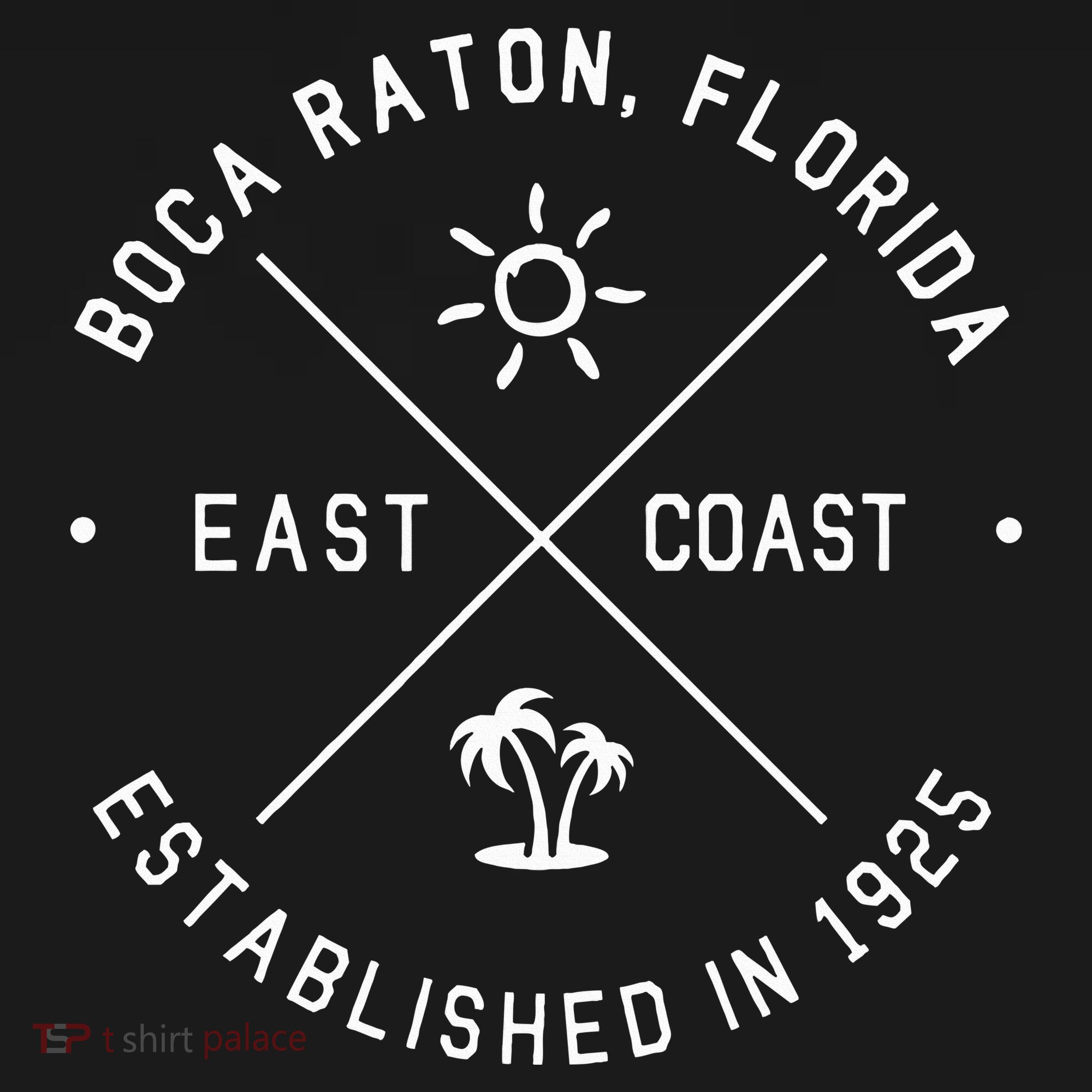 Boca Raton Florida Souvenirs Fl Sun Emblem Kids Long Sleeve Shirt