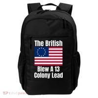 Betsy Ross Flag: The British Blew A 13 Colony Lead Backpack thumb 0