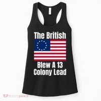 Betsy Ross Flag: The British Blew A 13 Colony Lead Women's Tank Top thumb 0