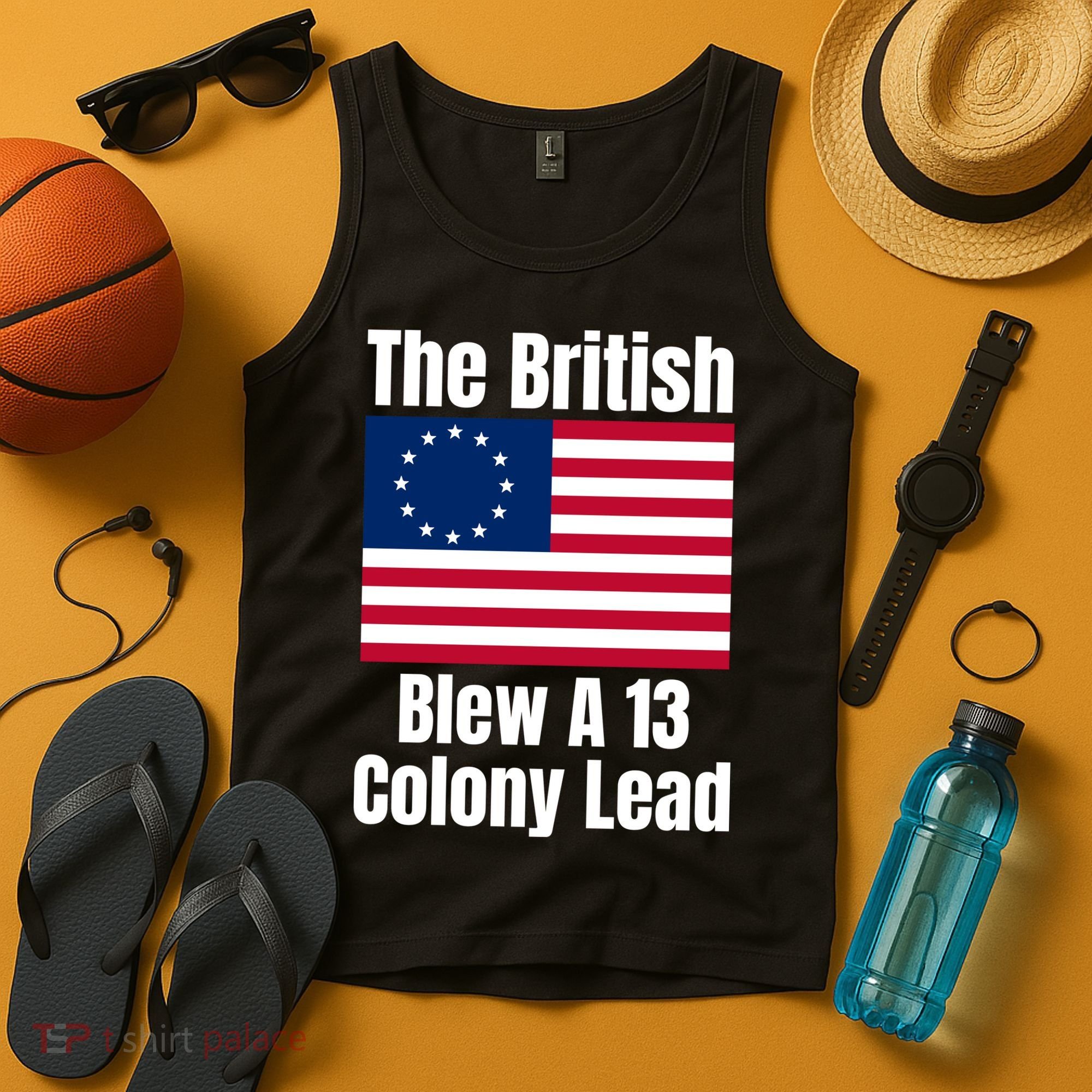 Betsy Ross Flag: The British Blew A 13 Colony Lead Tank Top