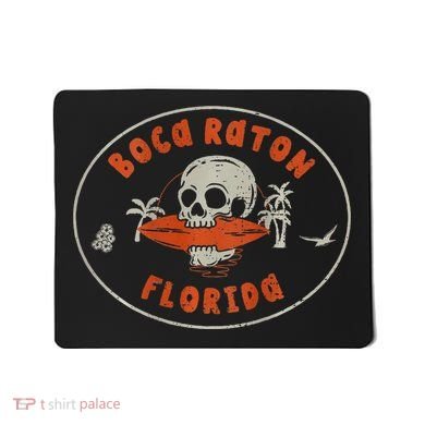 Boca Raton Florida Fl Vintage Surf Beach Mousepad