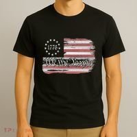 Betsy Ross Flag 1776 We The People T-Shirt thumb 3