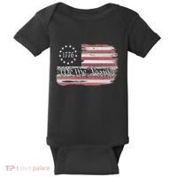 Betsy Ross Flag 1776 We The People Baby Bodysuit thumb 0