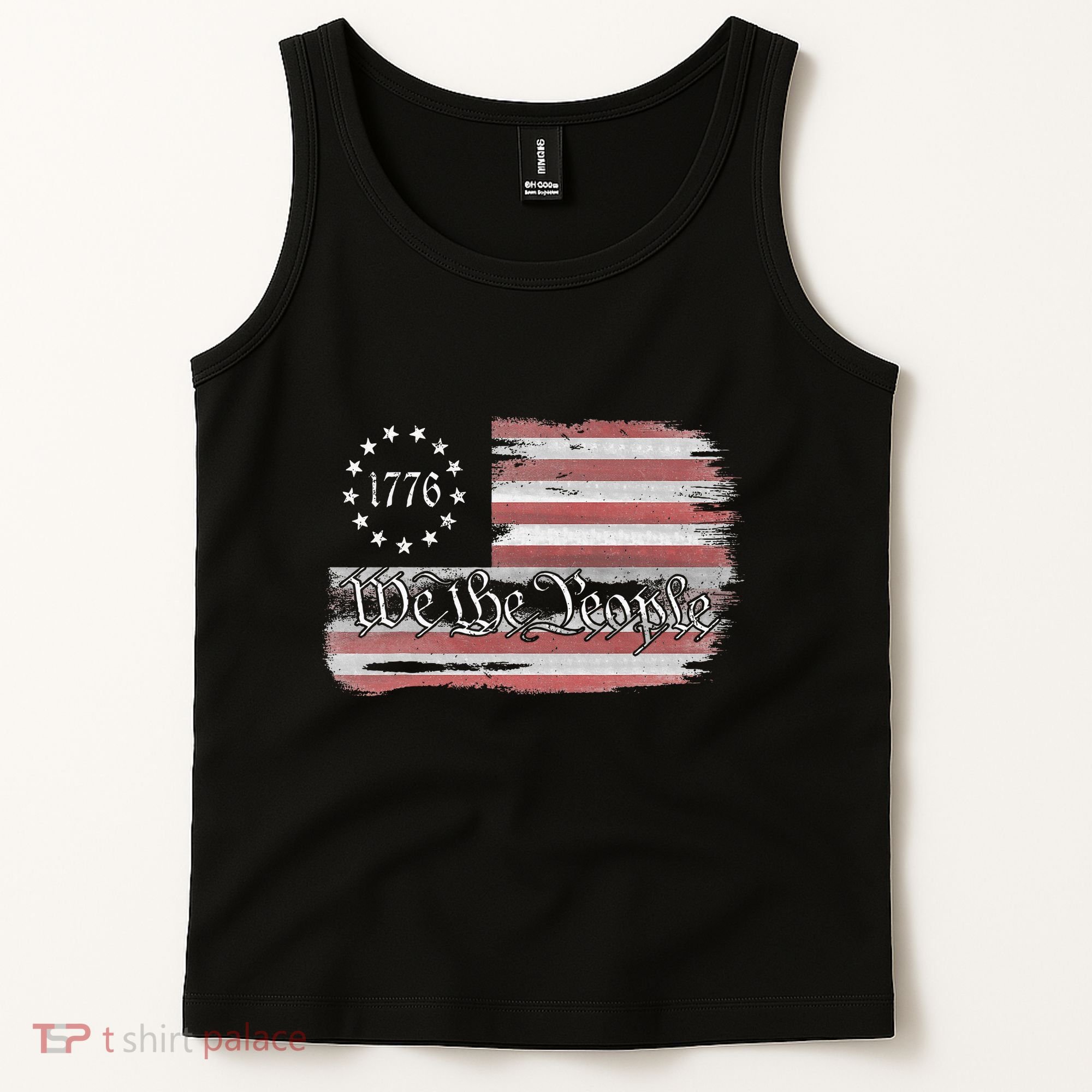 Betsy Ross Flag 1776 We The People Tank Top