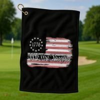 Betsy Ross Flag 1776 We The People Golf Towel thumb 1