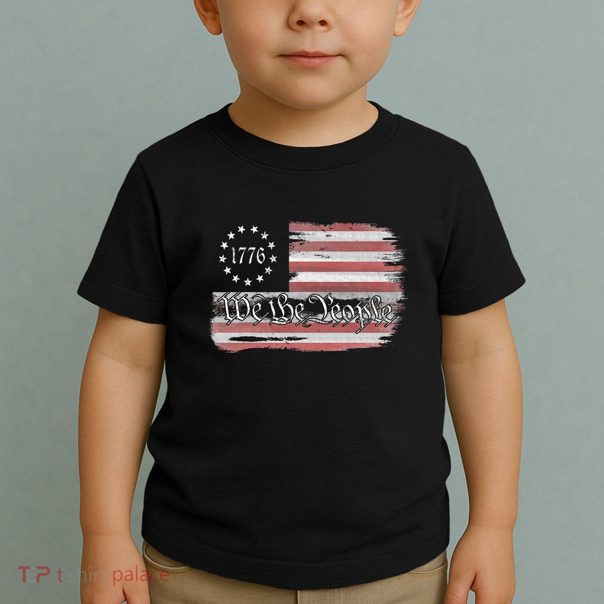 Betsy Ross Flag 1776 We The People Toddler T-Shirt