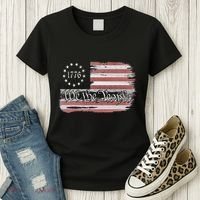 Betsy Ross Flag 1776 We The People Women's T-Shirt thumb 3