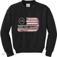 Betsy Ross Flag 1776 We The People Kids Sweatshirt thumb 0