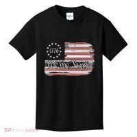 Betsy Ross Flag 1776 We The People Kids T-Shirt thumb 0