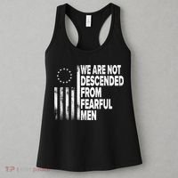 Betsy Ross Flag Usa We Are Not Descended From Fearful Man Women's Tank Top thumb 3