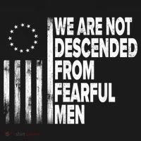 Betsy Ross Flag Usa We Are Not Descended From Fearful Man Women's Tank Top thumb 5