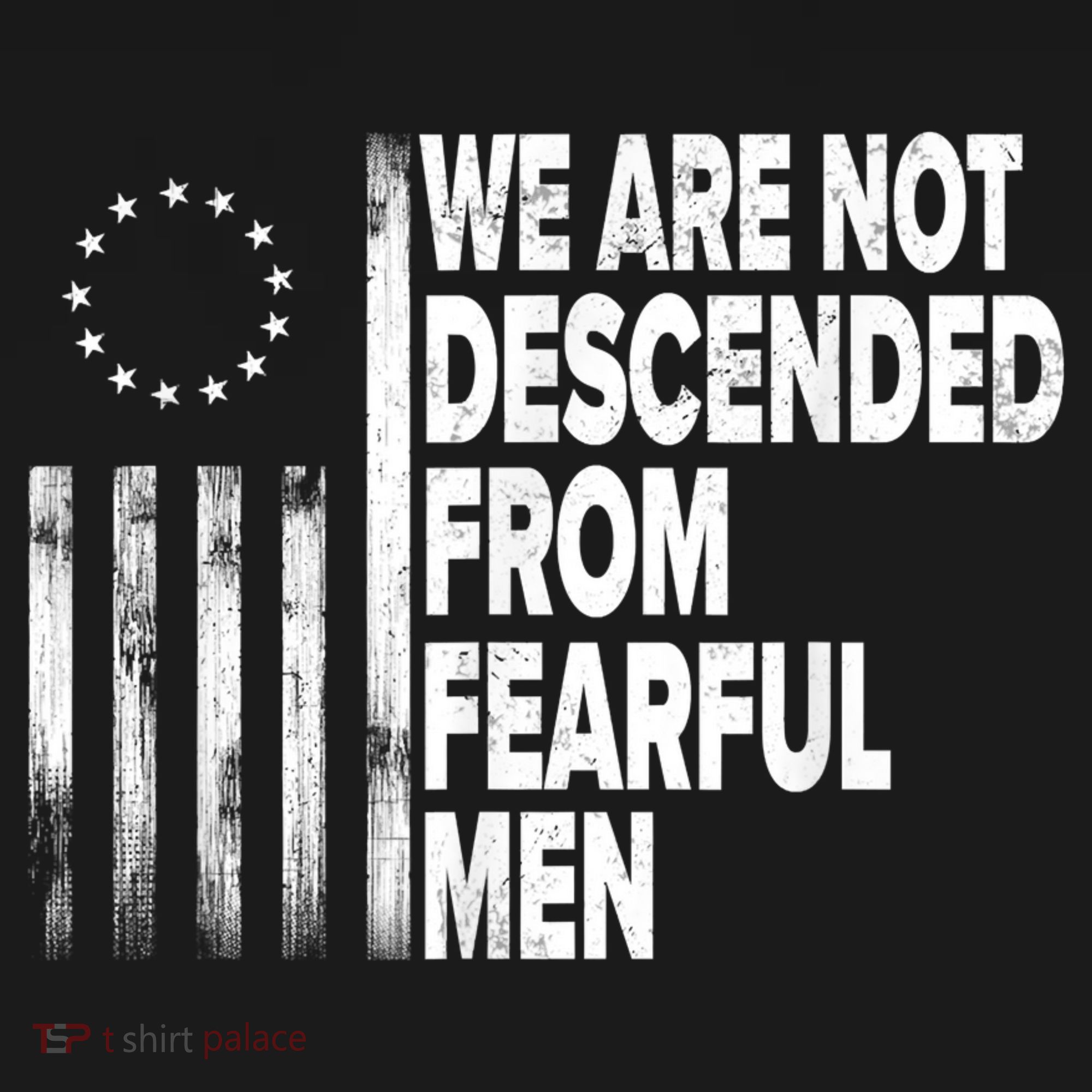 Betsy Ross Flag Usa We Are Not Descended From Fearful Man Women's Tank Top