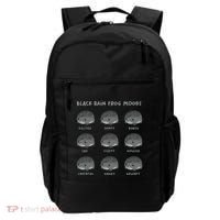 Black Rain Frog Moods Grumpy Black Desert Rain Frog Backpack thumb 0