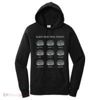 Black Rain Frog Moods Grumpy Black Desert Rain Frog Women's Hoodie thumb 0