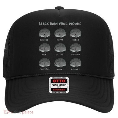 Black Rain Frog Moods Grumpy Black Desert Rain Frog Hat