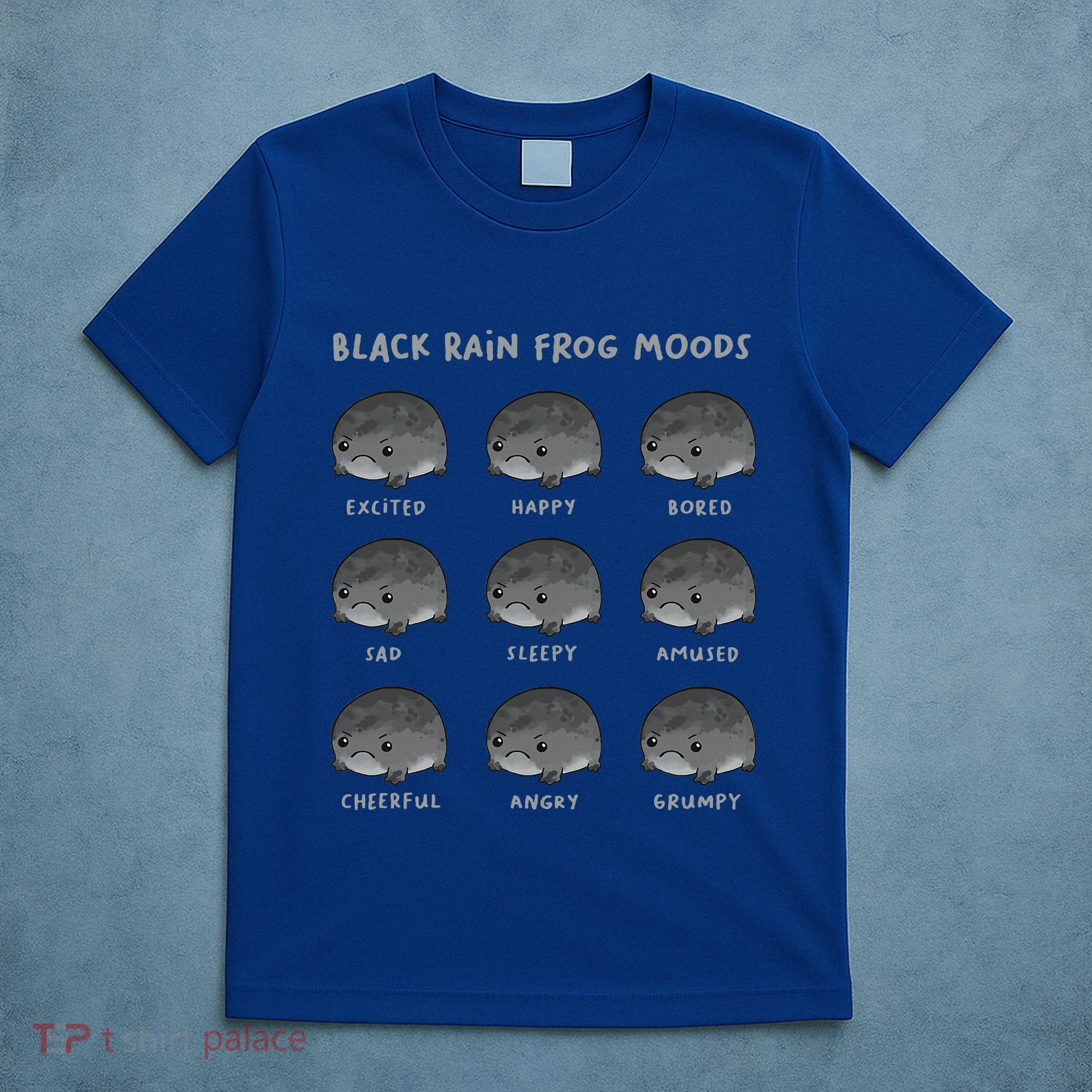 Black Rain Frog Moods Grumpy Black Desert Rain Frog T-Shirt