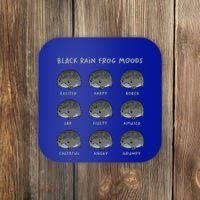 Black Rain Frog Moods Grumpy Black Desert Rain Frog Coaster thumb 0