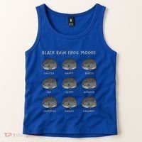 Black Rain Frog Moods Grumpy Black Desert Rain Frog Tank Top thumb 2