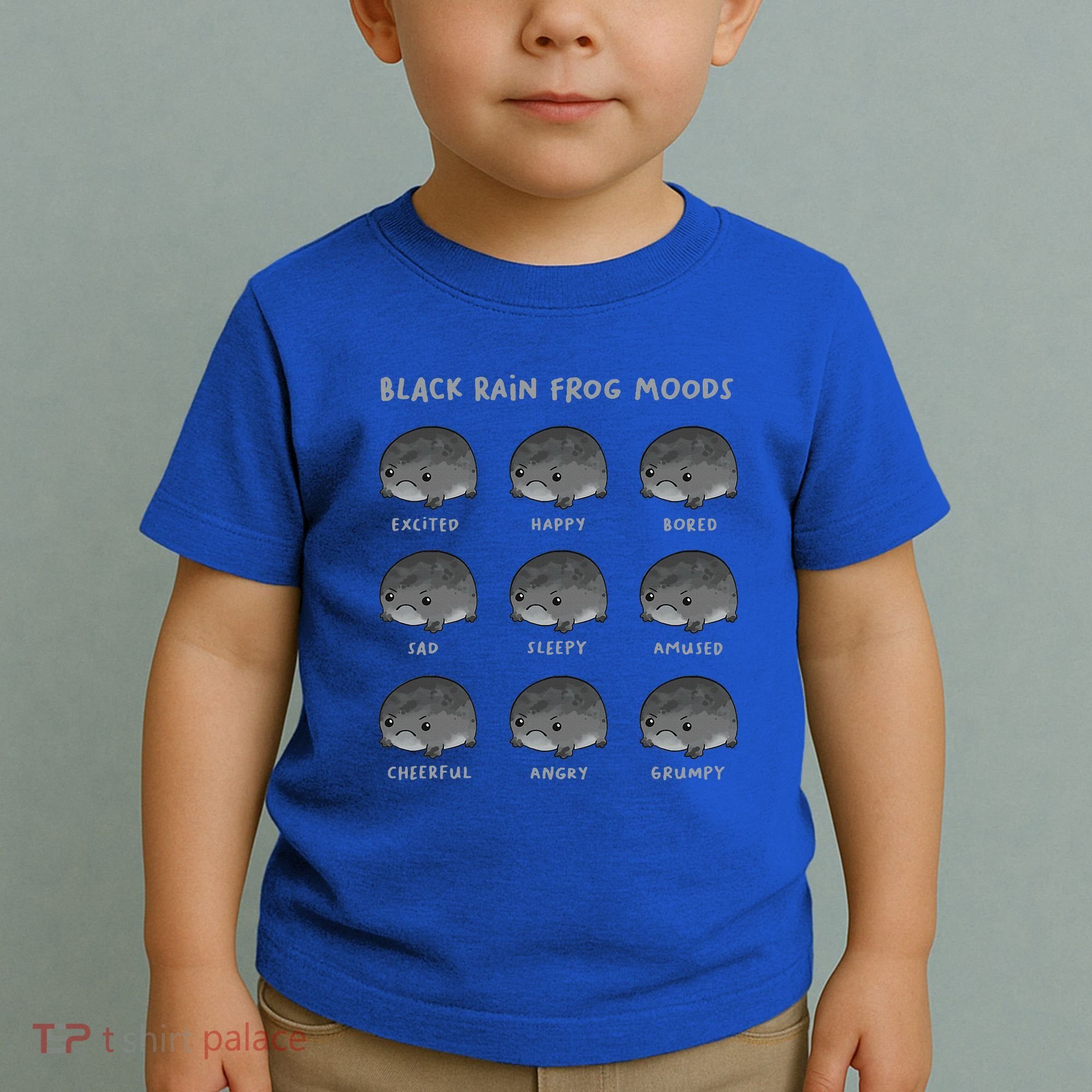 Black Rain Frog Moods Grumpy Black Desert Rain Frog Toddler T-Shirt