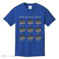 Black Rain Frog Moods Grumpy Black Desert Rain Frog Kids T-Shirt thumb 0