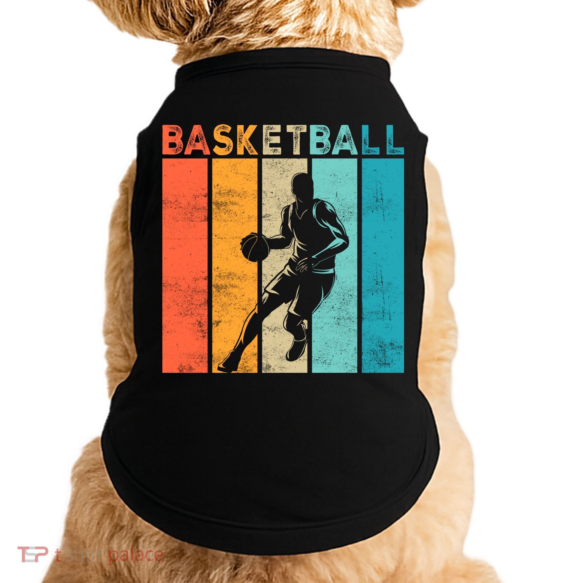 Basketball Retro For Basketball Team Sport Bball Doggie Tank