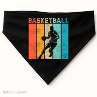 Basketball Retro For Basketball Team Sport Bball USA-Made Doggie Bandana thumb 0