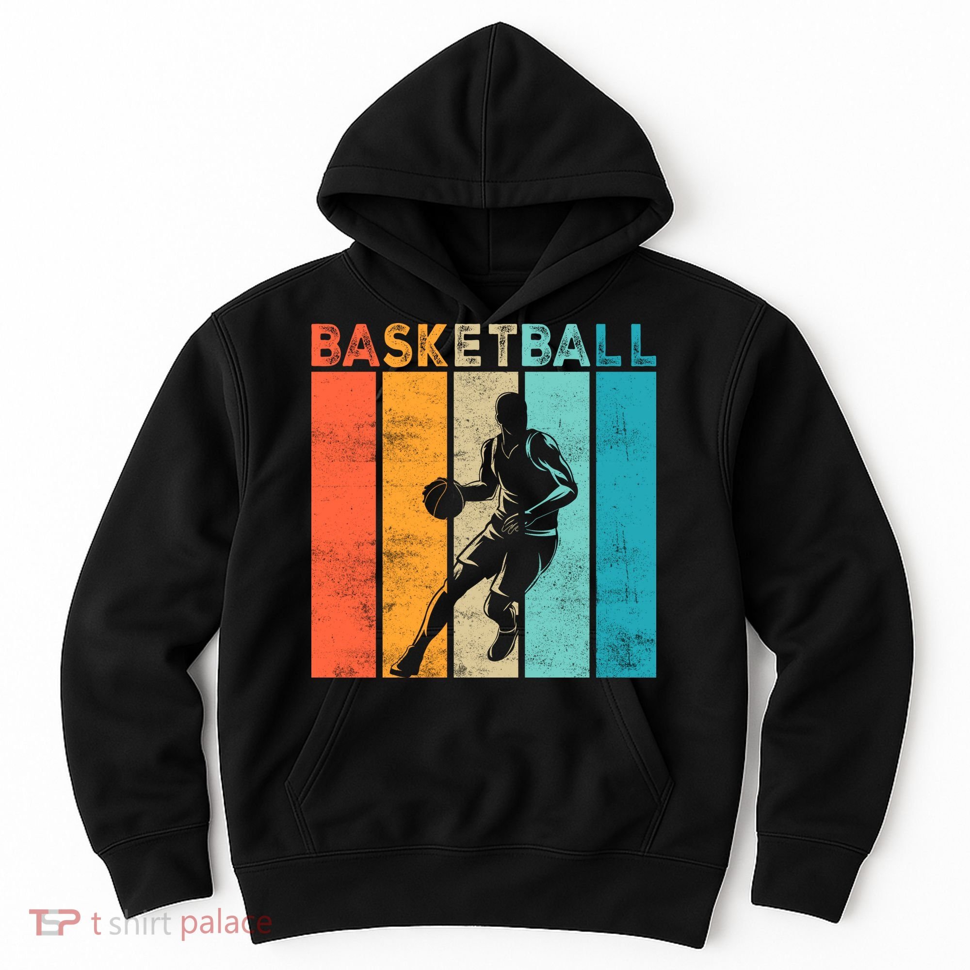 Basketball Retro For Basketball Team Sport Bball Hoodie