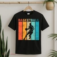 Basketball Retro For Basketball Team Sport Bball T-Shirt thumb 2