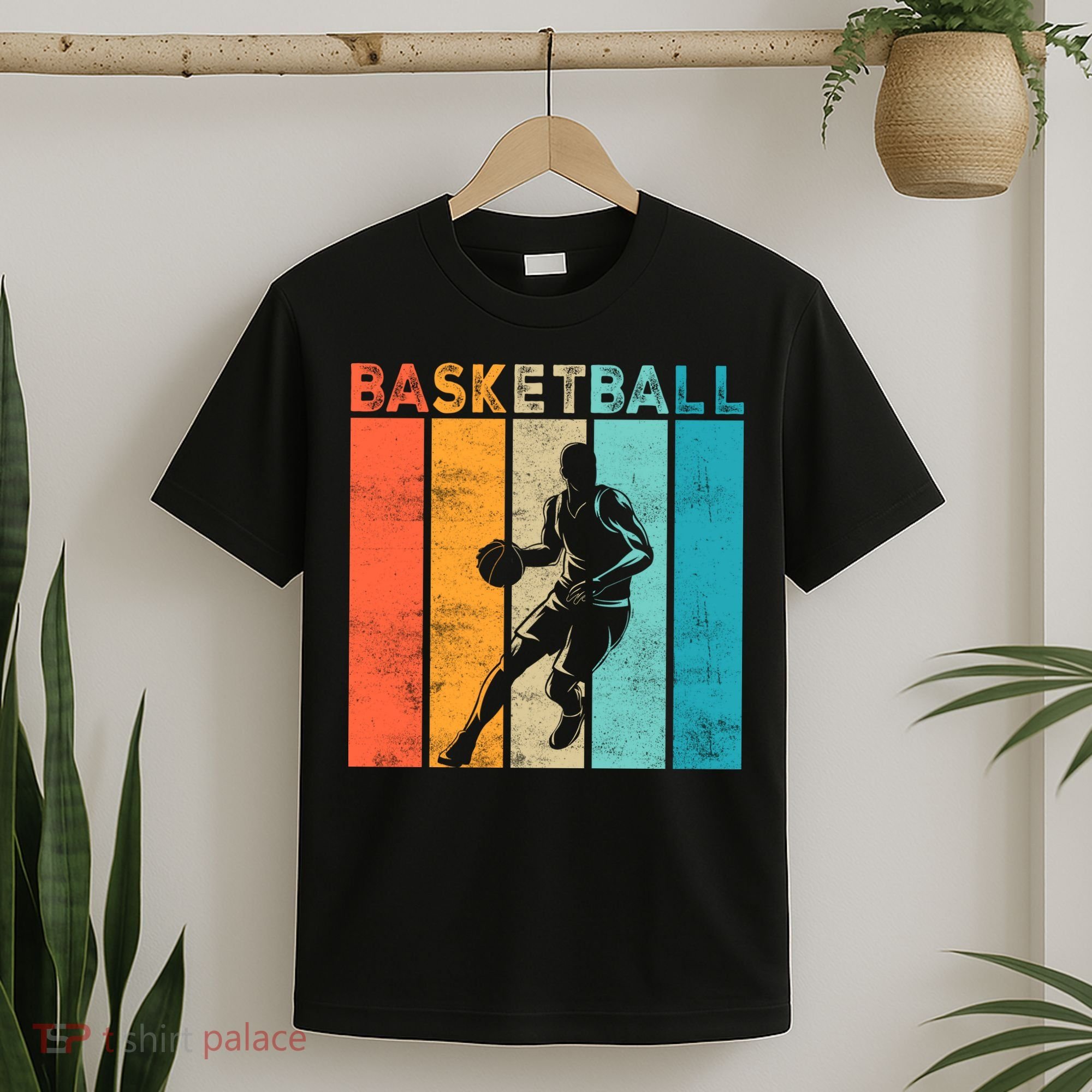 Basketball Retro For Basketball Team Sport Bball T-Shirt