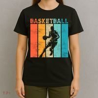 Basketball Retro For Basketball Team Sport Bball T-Shirt thumb 4