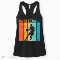 Basketball Retro For Basketball Team Sport Bball Women's Tank Top thumb 0