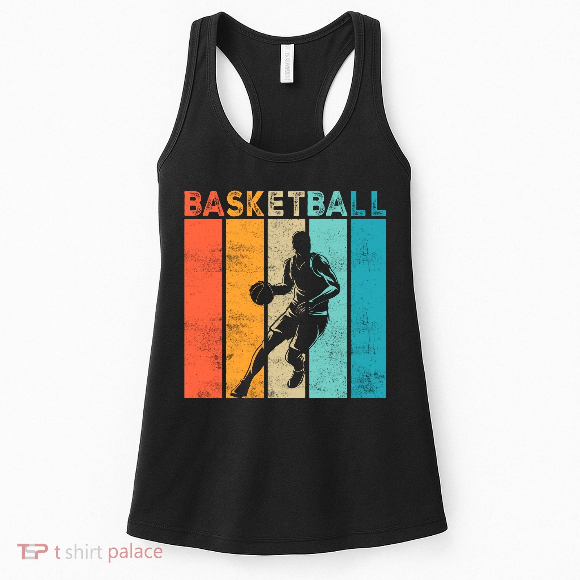 Basketball Retro For Basketball Team Sport Bball Women's Tank Top