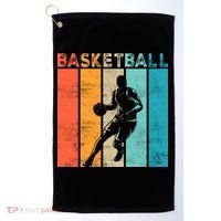 Basketball Retro For Basketball Team Sport Bball Golf Towel thumb 0