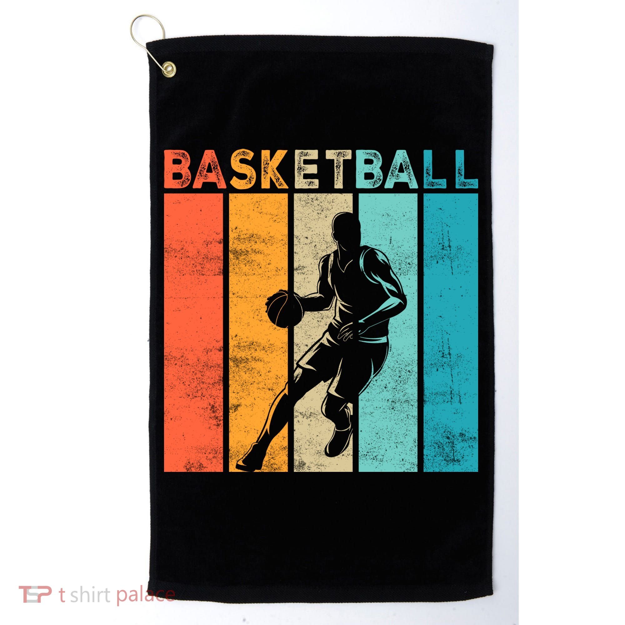 Basketball Retro For Basketball Team Sport Bball Golf Towel