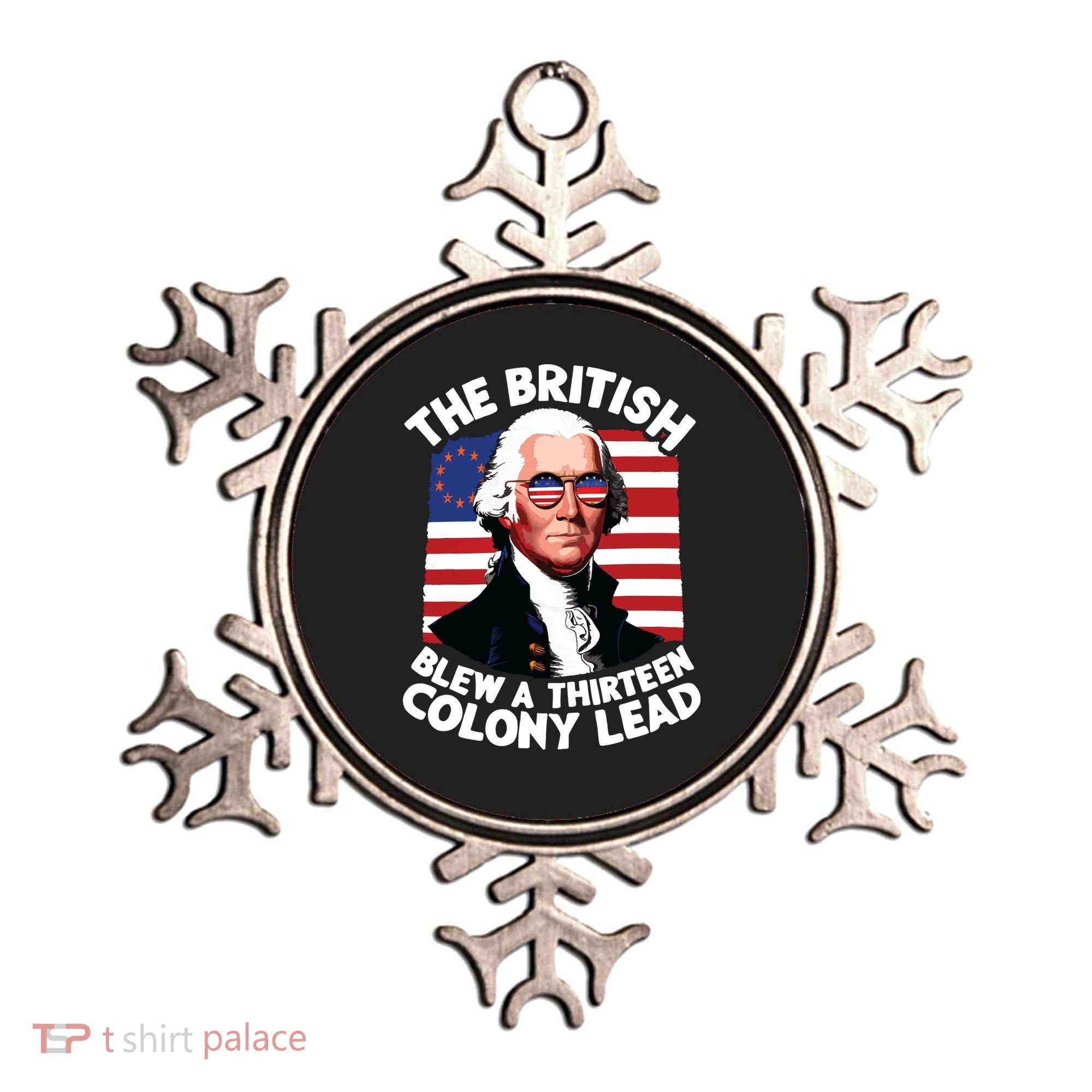Betsy Ross Flag The British Blew A 13 Colony Lead Ornament