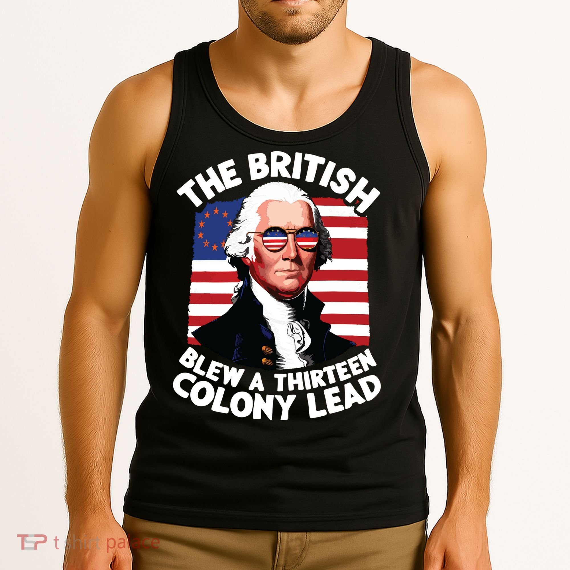Betsy Ross Flag The British Blew A 13 Colony Lead Tank Top