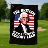 Betsy Ross Flag The British Blew A 13 Colony Lead Golf Towel thumb 1