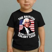 Betsy Ross Flag The British Blew A 13 Colony Lead Toddler T-Shirt thumb 2