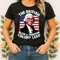 Betsy Ross Flag The British Blew A 13 Colony Lead Women's T-Shirt thumb 2