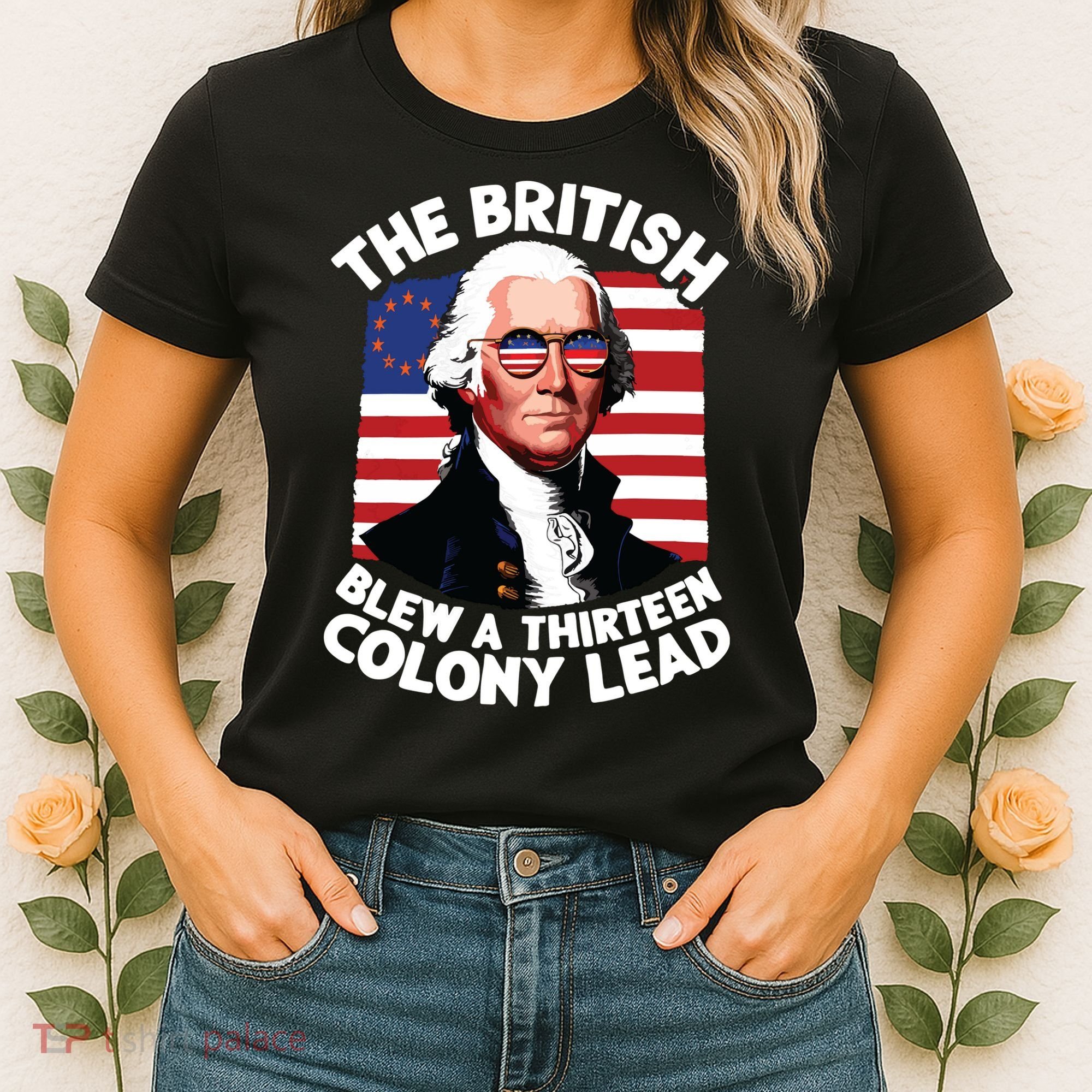 Betsy Ross Flag The British Blew A 13 Colony Lead Women's T-Shirt
