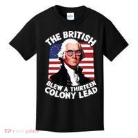 Betsy Ross Flag The British Blew A 13 Colony Lead Kids T-Shirt thumb 0