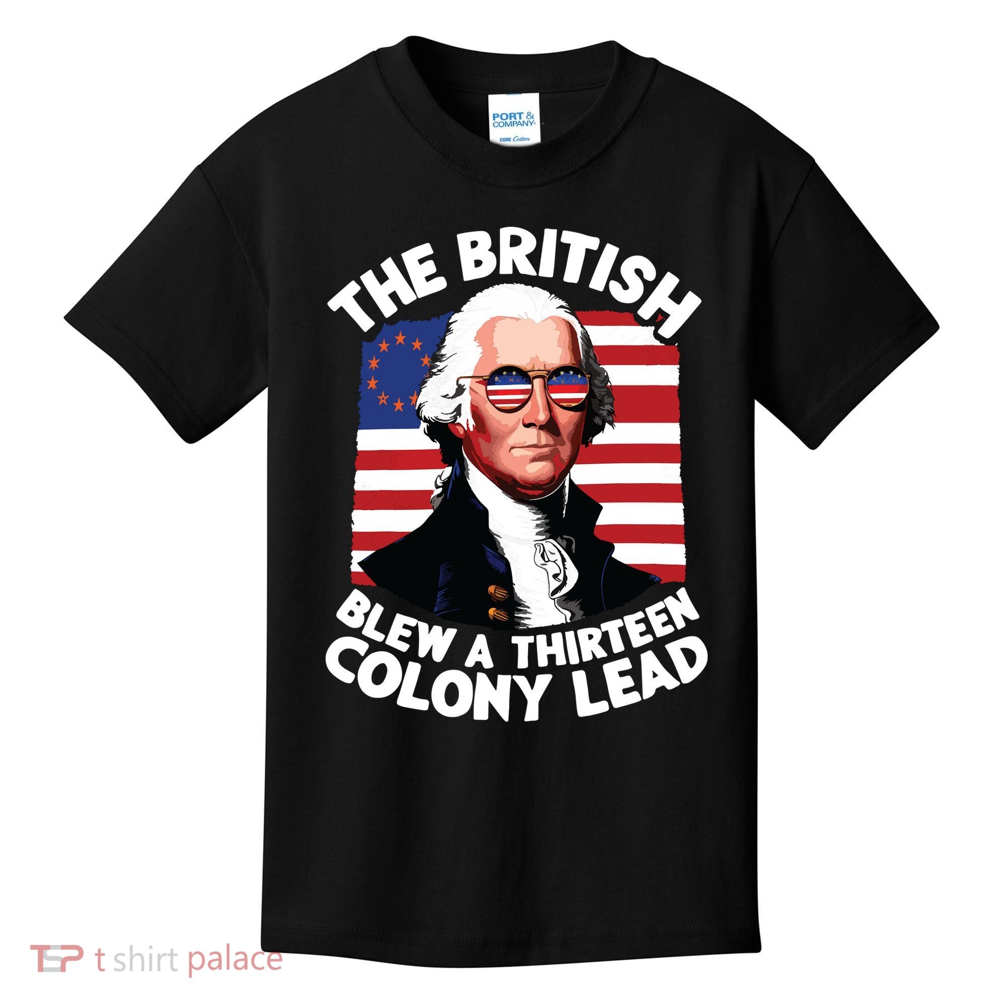 Betsy Ross Flag The British Blew A 13 Colony Lead Kids T-Shirt