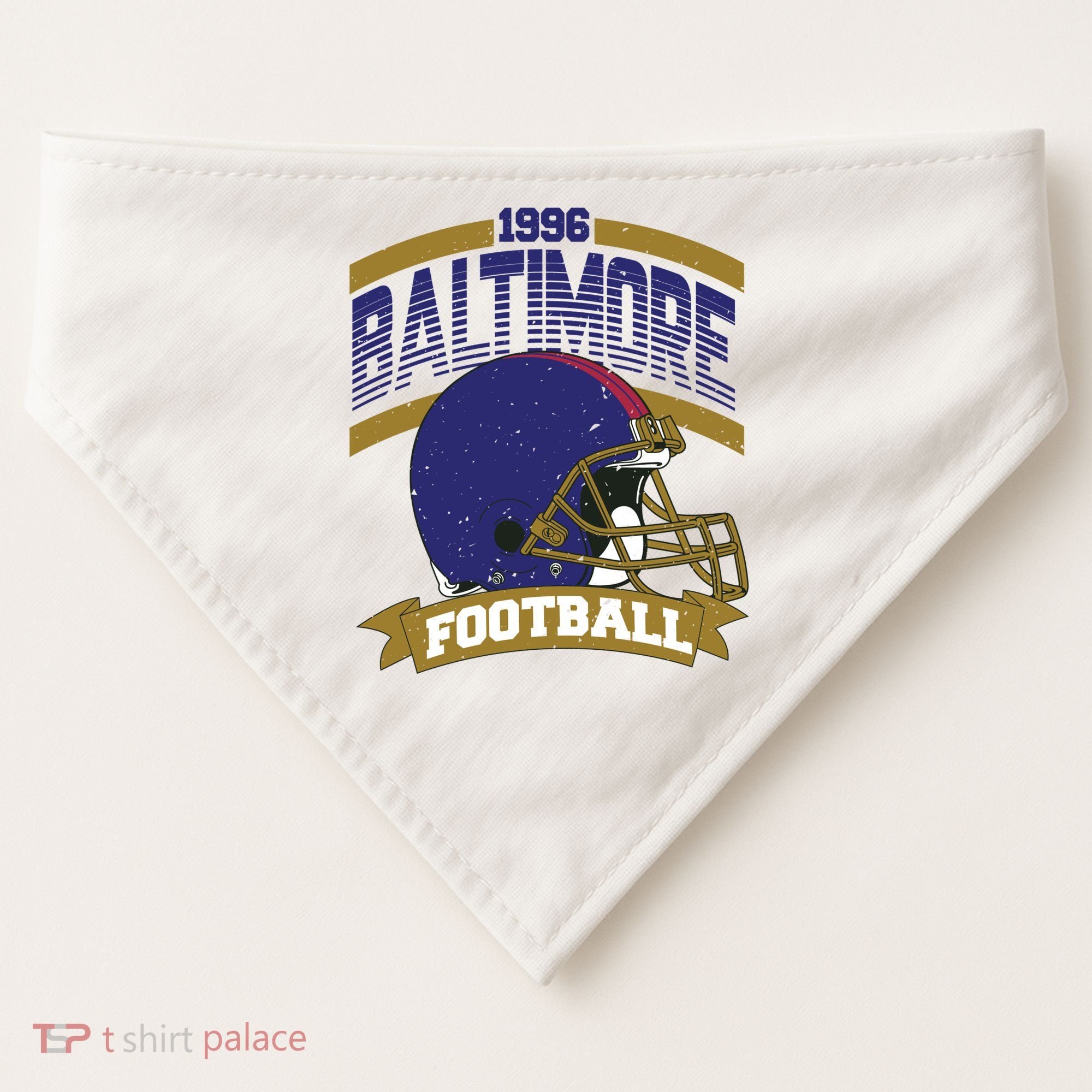 Baltimore Raven Football Team Supporter USA-Made Doggie Bandana