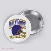 Baltimore Raven Football Team Supporter Button thumb 0