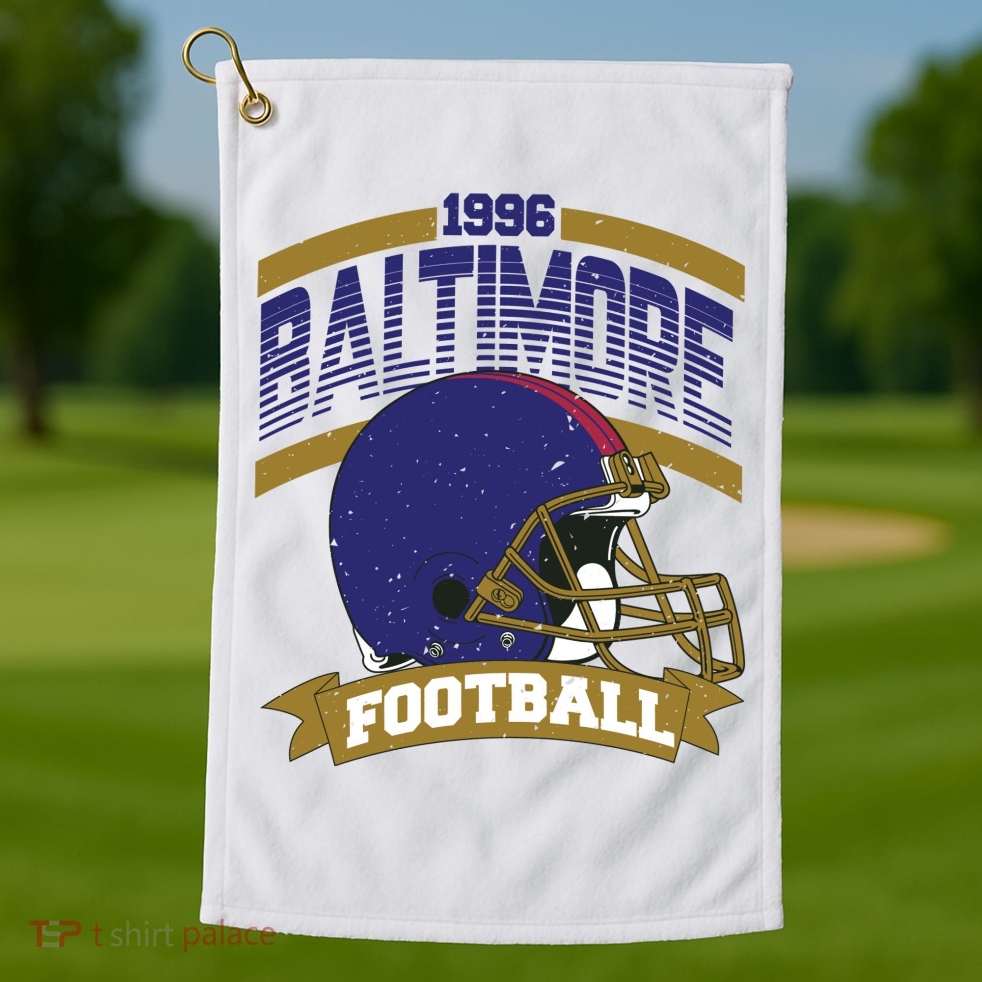 Baltimore Raven Football Team Supporter Golf Towel