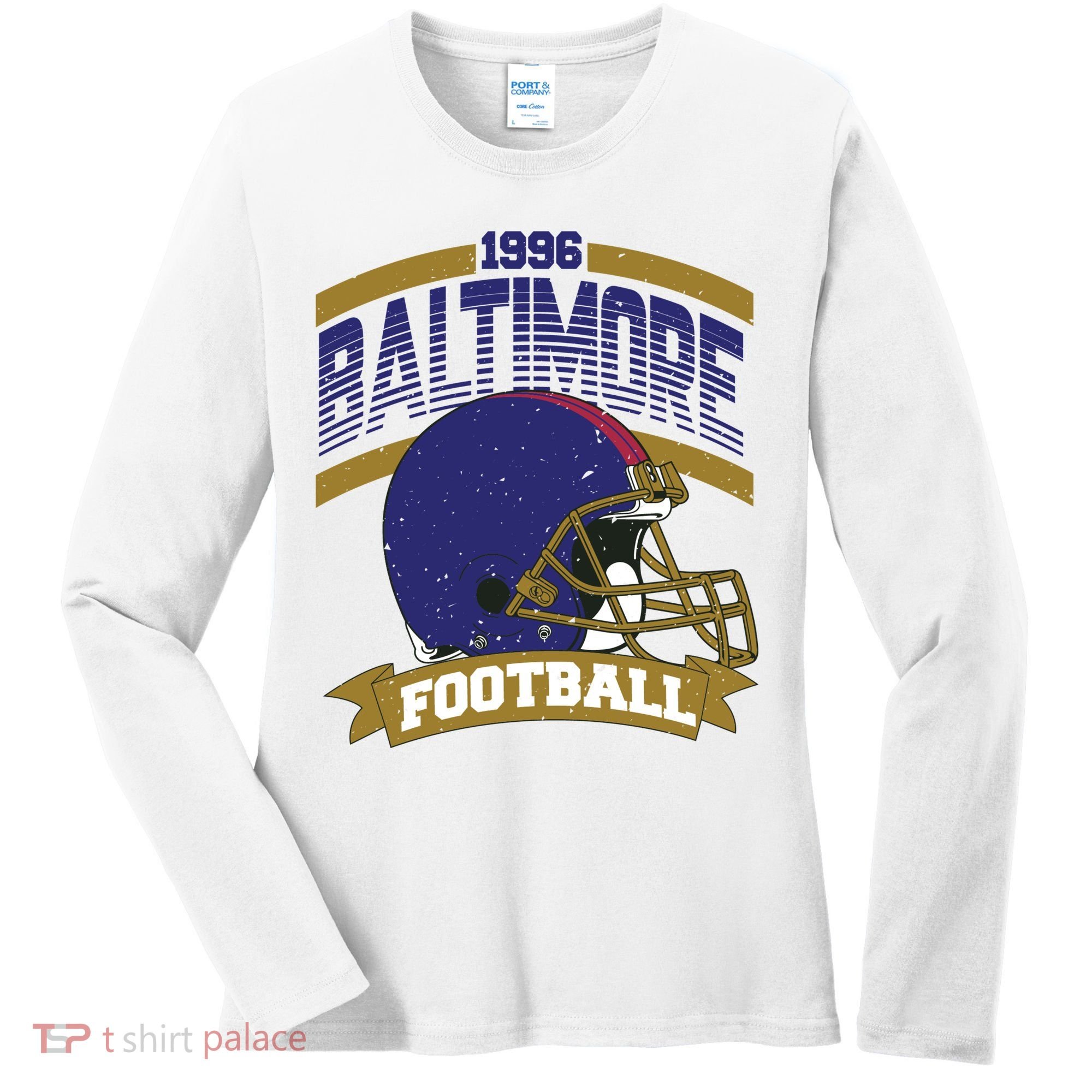 Baltimore Raven Football Team Supporter Women's Long Sleeve Shirt