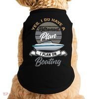 Boating Retiremen Funny Boat Captain Retirement Gift Doggie Tank thumb 0