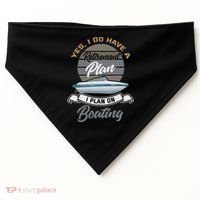 Boating Retiremen Funny Boat Captain Retirement Gift USA-Made Doggie Bandana thumb 0